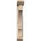 Ekena Millwork Balboa Slat Smooth Bracket w/ Offset Brace, Douglas Fir, 5 1/2"W x 24"D x 36"H BKT0604X24X36BOA06SDF - alternate 2